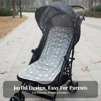 Universal Pushchair Cushion Warm and Cozy Pushchair Seat Liner Thickened Padding Universal Pushchair Cushion for Infants, Young Child, Pushchair
