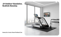 Smart Treadmill Shock Absorption Electric Treadmill Quiet Electric Walking Machine for Personal Trainers, Gym Owners, Home