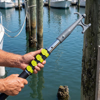 Telescopic Aluminum Boat Hook for Marine Vessels, Dinghies, and Yachts - Rescue and Mooring Pole