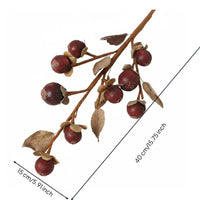 Vintage Dried Fruit branch Reusable Realistic Faux Fruit Branch Easy to Care Autumn Branch for Photo Photography