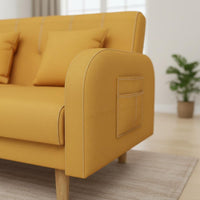 Foldable Sofa Bed Space Saving Folding Couch Bed Easy to Clean 3-Seater Sleeper Sofa for Small Areas, Apartment