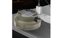 Two-in-Single LED Lantern with String Lights Translucent Solar Camping String Lights