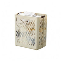 Foldable Laundry Hamper Integrated Handles Collapsible Laundry Basket