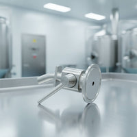 Sanitary Fermentation Sampling Part with Clamp Flange Polished Clamp-End Sampling Valve Compact Hardware Easy to Install for Homebrewers