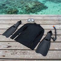 Long Sleeve Aquatic Shirt Lightweight Long Sleeve Aquatic Shirt Tight-Fitting Diving Shirt Breathable Men's Wave Top Flatlock