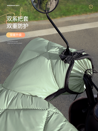电动车挡风被冬季加绒加厚冬款电瓶摩托车防水罩四季通用2025新款