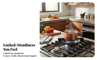 Cooktop Support Rack | Sturdy Iron Construction, High Temperature Resistant, Gas cooktop Rack with Enamel Finish, for Kitchen