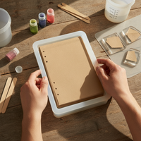 Mirror Finish A4 A5 A6 Notebook Resin Silicone Mold for DIY Epoxy Journal Covers
