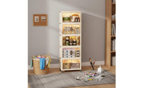 Installation-Tool-Effortless Foldable Storage Cabinet Easy Assembly Foldable Storage Cabinet with Wheels High Capacity Collapsible Plastic Organizer Double Entry for Children, Bedroom, Living Room, Kitchen, Bathroom