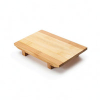 Sushi Board with Feet Rectangular Wooden Serving Tray Eco-Friendly