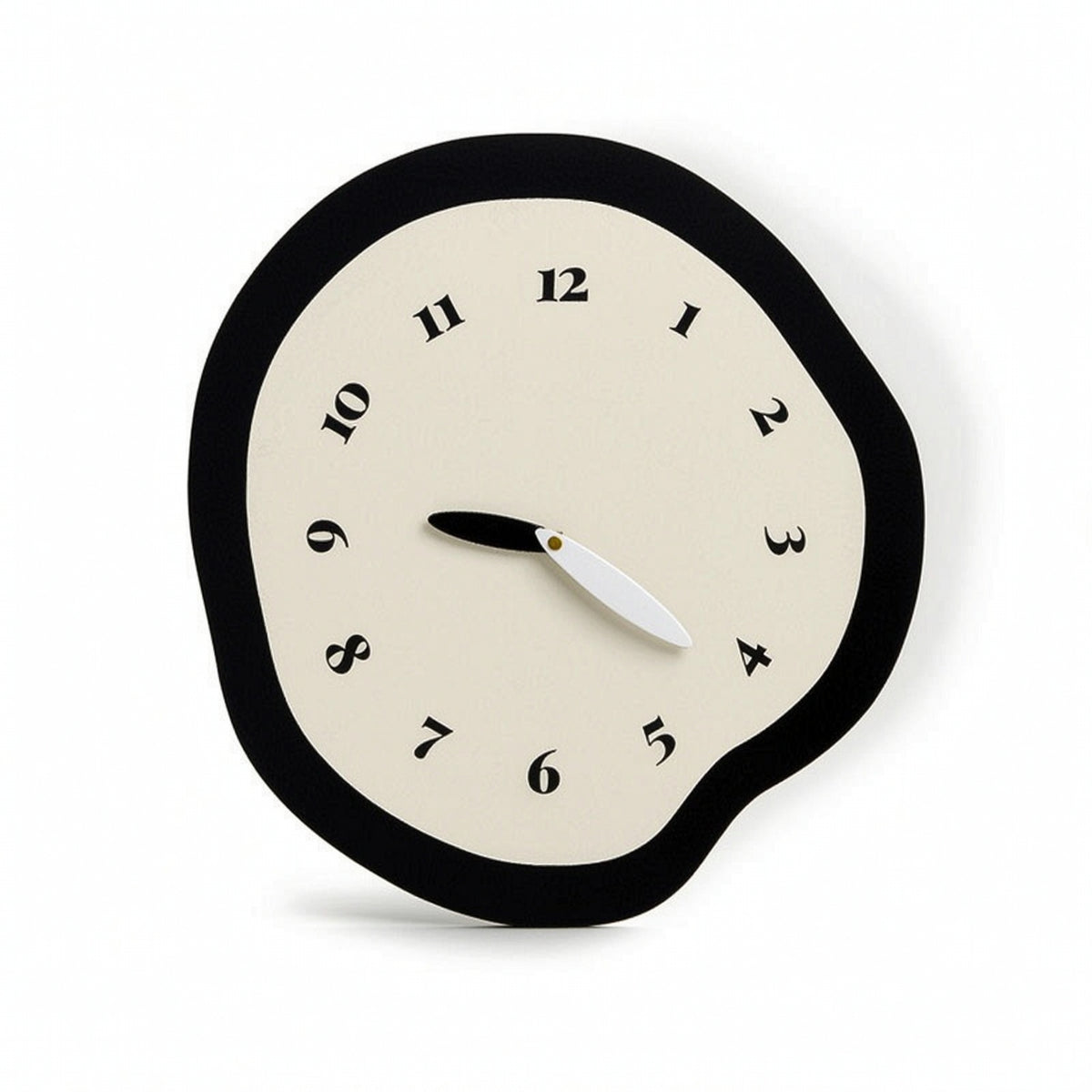 Nordic Wall Clock Irregular Minimalist Wall Clock Clear High-Contrast for Living Room, Bedroom