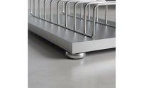 Countertop Display Rack with Slots Neat Tile Display Rack with Card Slots Sturdy for Design Professionals, Showroom, Studio