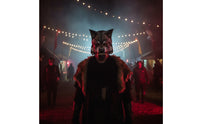Wolf Face Covering Snarling Canine Head Face Covering Universal Fit for Teens, Carnival