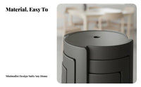 Space-Saving Stackable Plastic Stool Thickened Material Stackable Round Stool Long-Lasting Backless Kitchen Chair Easy to Clean for Homeowners, Children, Small Apartments, Living Room, Classroom, Bedroom