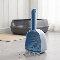 Litter Sifter and Cat Waste Tool Set, PP Material Sand Sifter with Handle, Efficient Tool for Cleaning Cat and Kitten Waste Clumps
