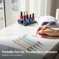 Double-endedEnded Dotting Pen Silicdual-Function Tip Double-endedEnded Dotting Pen Set Multi-Functional Versatile