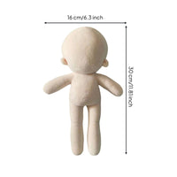 Customizable Nude Doll Body Soft Blank Doll Body for Crafters, Collectors, Craft Projects
