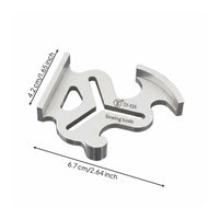 All Steel Star Shaped Sewing Gauge Multi Purpose Border Alignment Gauge Precise Positioning Seam Guide Even Stitches for Tailoring, Crafting