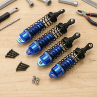 4 Pieces RC Car Shock Absorbing Parts Threaded Damper Shock Absorbing Parts Lightweight Parts