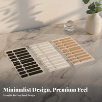 60 Pieces Band Size Adjuster Cut to Fit Invisible Band Spacer Pad Soft and Comfortable Jewelry Accessory