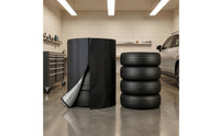 Tire Cover with Zipper Outdoor Tire Cover with Drawstring All Season for Vehicle Owners, Trunk