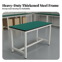 Anti Workbench Stable and Load-Bearing Electronics Repair Station Wear-Resistant Heavy-Duty Workbench Pegboard for Factory, Warehouse, Basement