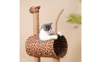 Cat Climbing Structure Space-Saving Small Cat Climbing Climber Hanging Toy Ball Pet Accessory for Kittens
