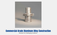 Agricultural Aluminum Hose Connector, Quick Coupling for Irrigation & Firefighting, Leakresistant, Durable