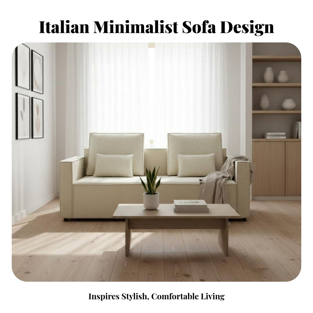 Minimalist Design Straight-Line Storage Sofa abrasionResistant Couch animalsuitable for animals Fabric Household Seating Space-Saving for Apartment Dwellers, Families, Homeowners, Living Room, Small Spaces, Lounge Area, Guest Hosting