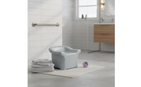 Expanded Polypropylene Washroom Stool Heavy Duty Waterproof Bath Chair Stain-Resistant Low Shower Stool for Women, Kids