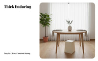 Molded Plastic Stool Thickened and long-lasting Backless Seat Modern Minimalist design aesthetic