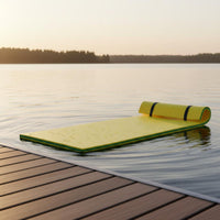 Buoyant Water Raft Inflatable Large Foam Floats Mat High Buoyancy Rolling up Foam Raft for Family, Groups