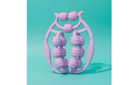 Textured Rollers Leg Massage Roller Curved Grips Double-Row Massage Roller Pressure Relief Handheld Leg Massager Compact