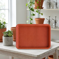 Plant Trays and Rectangular Saucers, Deepened Drip Tray for Indoor Pot, Nestable Water Tray for Family Gardening, Assorted Colors Available, 1PK