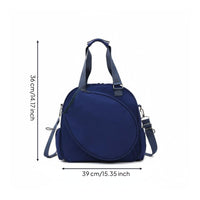 Lightweight Badminton Racket Backpack Double Carry Tennis Backpack Fashion Design Sports Gear Side Pockets for Commute