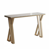 Nordic Design Marble Top Bar Table Minimalist Design Gold Leg High Table Space-Saving Home Furniture for Balcony