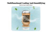 Desktop Air Chiller 400ml Water Tank Humidifier Cooling Fan 3 Speeds Portable Misting Fan for Office, Bedroom, Dorm Room