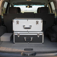 Aluminum Tool Case Portable Photography Equipment Carrying Case Lockable Aluminum Briefcase Large Capacity Long-Lasting