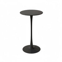 Minimalist Design Round Pedestal Cafe Set Modern Design Pub Table Backrest Support Home Furniture Versatile Use for Homeowners, Bar Owners, Adults, Balcony, Restaurant, Dining Room, Kitchen
