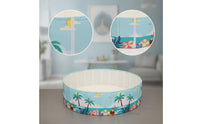 Collapsible Foldable Pool Portable Non-Inflatable Pool Easy Setup Space-Saving for Children, Toddlers, Families, Backyard, Garden, Patio