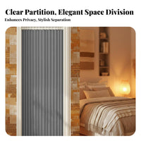 Accordion Door Curtain No-Drill Installation Accordiondesign Divider for Renters