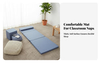 Foldable Rest Mat Anti-Slip Bottom Kids Folding Mattress Comes with Storage Bag Portable Ing Pad for Students, Preschoolers, School, Daycare