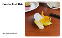 Fruit Hair Grip Cute Design Fruit Design Jaw Fastener Average Updo Hair Fastener Versatile Lightweight for Children