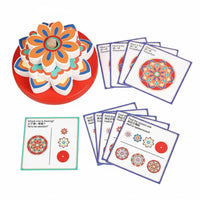 Flower Stacking Toy Early Learning Flower Stacking Block Brain Development Sorting Game for Preschool, Classroom