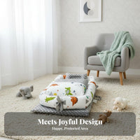 Travel Bedside Sleeper Bed Multi-Functional Foldable Newborn Nest Lightweight Foldable Newborn Lounger for Newborns, New Parents, Nursery, Bedroom