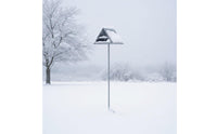 Bird Feeder House with Pole Decorative Standing Bird Feeder Outdoor for Avian Creatures Birds