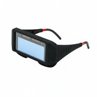 Anti Glare Auto Darkening Metalworking Glasses Light Filtering Solar Powered Metalworking Goggles Auto Darkening Glasses for Welders, Workshop