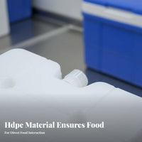 Reusable Ice Pack Gel Hard Shell Freezing Block Watertight Chiller Cold Plate for Coolers, Camping