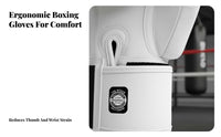 Boxing Gloves Professional Grade Muay Training Mitts PU Leather Fighting Equipment for Professionals, Training, Competition