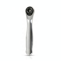 Curved Handle 1/4-Inch Ratchet Wrench Polished Finish Bi-directionalDirection Ratchet Wrench Compact
